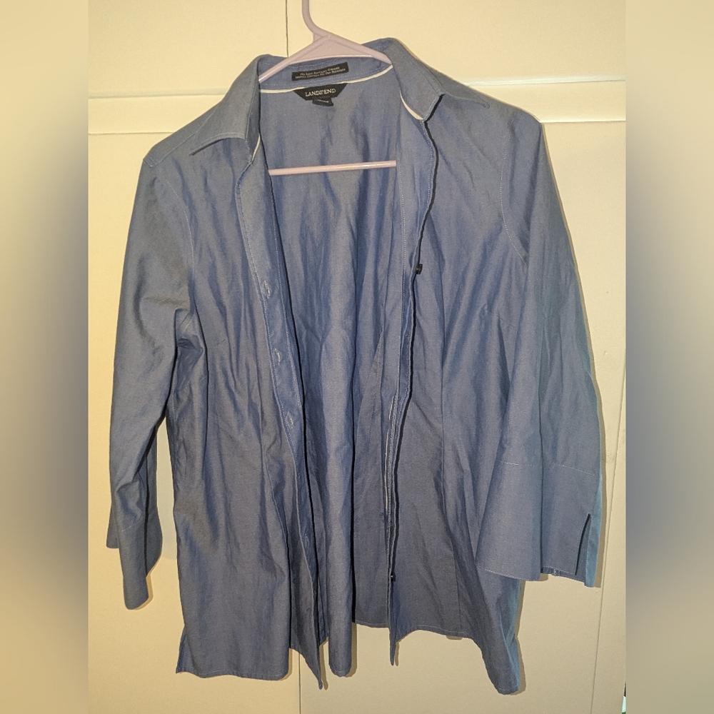 Lands' End Women's Classic Blue Blazer